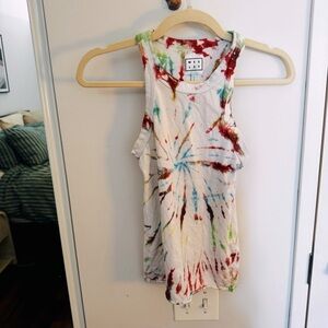 WESLEY tie dye halter tank